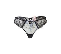 Boux Avenue String bleu clair / noir, Taille XXL