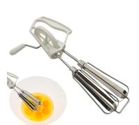 Bouxage À Main Manuel - Fouet En Acier Inoxydable À Manivelle Avec 2 Têtes De Mélange | Outil De Cuisine De Cuisine Gouttillable, Mélangeur À Œufs Multifonctionnels, Lave-vaisselle, Idéal Pour Les Res
