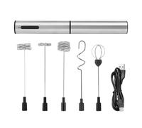 Bouxeur à main électrique - 1,26x10.08 pouces 300 W Beater en acier inoxydable pour le fouet rapide, vitesses réglables avec poignée ergonomique, appareil de cuisine pour les gâteaux Pâteaux de pâte s