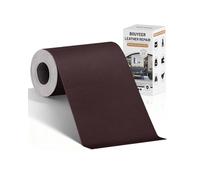 BOUYEER Simili Cuir Autocollant, 40x210 CM Cuir Autocollant, Set de Réparation en Cuir Synthétique Écologique & Sans Odeur, Pour Réparation Canapé/Sièges Auto/Sacs/Rénovation, Café