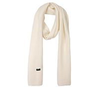 Bovari Écharpe en 100% cachemire - femme/homme - écharpe douillette en maille cachemire - qualité supérieure - taille 32 cm x 180 cm (blanc crème)