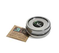 CVault Twist Support en acier inoxydable avec pack d'humidité Boveda Taille XS