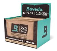 Boveda pour cigares | régulateur d'humidité dans les 2 sens à 84% d'HR pour humidifier | taille 60 pour 25 cigares | humidifie correctement en bois en 14 jours | présentoir en carton de 12 sachets