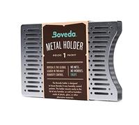 Boveda pour cigares | support pour sachets Boveda en aluminium brossé pour caves à cigares | pour un (1) Boveda taille 60 (vendu séparément) | kits d'installation à aimant et à Velcro® inclus | 1 article