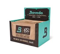Boveda pour cigares/tabac | régulateur d'humidité dans les 2 sens à 65% d'HR | taille 60 pour 25 cigares | technologie brevetée pour cave à cigares | présentoir en carton de 12 sachets
