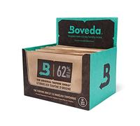 Boveda pour le stockage d'herbes | régulateur d'humidité dans les 2 sens à 62% d'HR | taille 67 pour maximum 450 g de fleurs | pochette refermable de 12 sachets