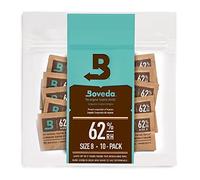 Boveda Régulateur d'humidité 62% — taille 8, bidirectionnel, empêche perte des terpènes — 10 sachets