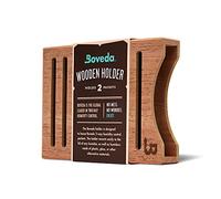 Boveda Support de paquet d'humidité en bois de cèdre - pour deux tailles 60 Boveda (vendu séparément) - Comprend des kits de montage magnétiques et amovibles - 1 pièce