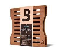 Boveda pour cigares | support pour sachets Boveda en bois pour caves à cigares | pour mettre deux Boveda taille 60 côte à côte | kits d'installation à aimant et à Velcro® inclus | 1 article