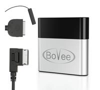 Bovee 1000 Adaptateur d'interface Musicale Bluetooth sans Fil pour Voiture avec 30 Broches Compatible avec iPod Touch 4e et 5e génération, iPad 1 à 4, iPad Air, iPad Mini, iPhone 4, 5, 6, 6 Plus