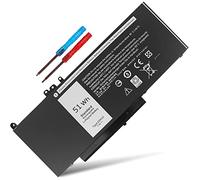Bovekeey G5M10 Batterie pour Dell Latitude 14 15 E5450 E5550 E5250, 15,6", 8V5GX R9XM9 1KY05 08V5GX VMKXM 5XFWC PF59Y 451-BBLN 451-BBLL 7,4 V 51 Wh 451-BBL. K