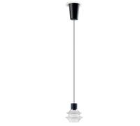 Bover Drop S/01L Pendelleuchte, verre blanc / clair