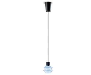 Bover Drop S/01L Pendelleuchte, verre bleu / clair