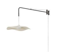 Bover Mediterrània 52 A/98 Wand-/Bogenleuchte, abat-jour de couleur crème