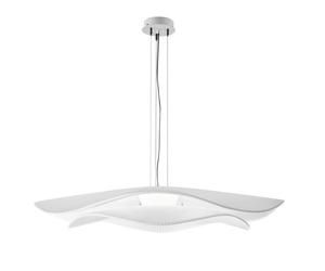 Bover Mediterrània S/105/02 Pendelleuchte, abat-jour blanc