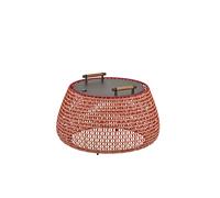 BOVER lampe de table NANS BAG/38/R OUTDOOR (Rouge avec des touches d'orange et de beige - Acier inoxydable, aluminium, polycarbonate, fibre [...]