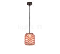 Bover Nans Suspension LED rouge - 22 cm Ce luminaire comporte des modules à LED prémontés de classes énergétiques A A++, A+, A