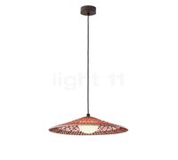 Bover Nans Suspension LED rouge - 55 cm Ce luminaire comporte des modules à LED prémontés de classes énergétiques A A++, A+, A