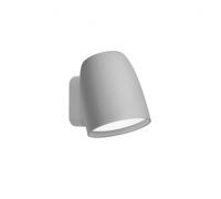 Bover Nut A/01 Outdoor Fassadenleuchte, gris clair, Push Button