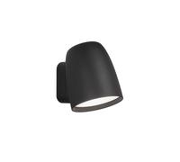 Bover Nut A/01 Outdoor Fassadenleuchte, noir, Push Button