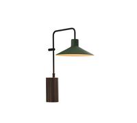 Bover Platet A/01 Outdoor Fassadenleuchte, abat-jour vert