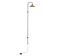 Bover Platet A/05 LED Wandleuchte, abat-jour laiton antique