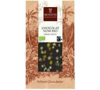 BOVETTI-Chocolat noir bio aux oranges confites - tablette de 100 g