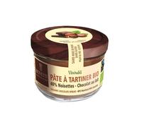 BOVETTI-Pâte à tartiner bio au chocolat noir et aux noisettes - 200 g