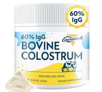Bovine Colostrum Supplement Powder - 60% IgG 3000 mg for Gut, Hair Growth, Beauty, and Immune, Easy to Mix, Unflavored (50 Servings)
