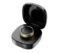BOVIPO Compatible avec le chargeur Oura Ring Gen 4, pas pour Oura Ring Gen 3, boîte de chargement de voyage portable pour accessoires intelligents (noir, taille 5)