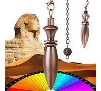 bovis pendule divinatoire metal , brass egyptian pendulum , pendule de thot égyptien Pendule de Radiesthésie Karnak en Égyptien, Pendentif en Laiton, Guérison, Dowser Reiki Spirituel divinatoires