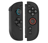BOVKE Coque protectrice pour les contrôleurs Joy Con de Switch 2, Coque protectrice en silicone doux compatible avec les nouveaux contrôleurs Joy-Cons de Nintendo Switch 2 2025, Noir [jeu vidéo]