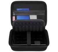 BOVKE Étui de Disque Dur pour WD Elements Mon Livre Seagate Expansion Desktop Disque Dur Externe 6 to 8 to 10 to 12 to 14 to 16 to 18 to 20 to, 3,5 Pouces de Bureau Portable Disque Dur, Noir + Noir