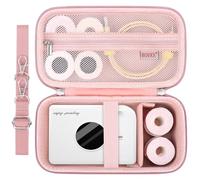 BOVKE Étui de transport pour étiqueteuse Phomemo A30 - Mini imprimante d'étiquettes portable Bluetooth - Autocollant d'impression par transfert thermique - Support pour étiquettes A30 - Pour