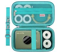 BOVKE Étui de transport pour étiqueteuse Phomemo A30 - Mini imprimante d'étiquettes portable Bluetooth - Autocollant d'impression par transfert thermique - Support pour étiquettes A30 - Pour