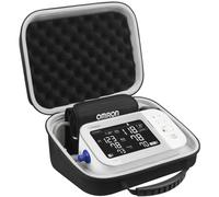 BOVKE Étui de Transport Sac de Voyage pour tensiomètre Omron série 10 BP5450 Platinum Brassard supérieur de qualité supérieure, tensiomètre numérique Bluetooth, Noir