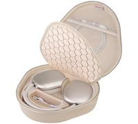 BOVKE Étui dur avec Mode Veille pour Apple AirPods Max 2 / Apple AirPods Max Casque Circum-auriculaire, AirPods Max 2/ Max Portable Détenteur, Poche en Maille pour les Casque Accessoires, PU_Starlight
