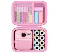BOVKE Étui pour Appareil Photo Enfant pour ASTGMI/TIATUA/HiMont/UIONVO/CAMCLID/ETIKEZ/MYSTILUCK/Gofunly/Hangrui/Dusefogo Appareil Photo Enfant, Cadeaux d'anniversaire pour Filles et Garçons, Rose