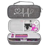 BOVKE Étui pour Stéthoscope Compatible avec les Stéthoscopes 3M Littmann Cardiology IV Diagnostic, Classic III, Lightweight II S.E, MDF Acoustica Deluxe, Espace pour Stylos Lumineux, Gris Volcanique