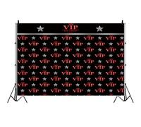 Bovlleetd 2.2x1.5m Invité d'honneur Fond, Argent Rouge étoile Bal Tapis Rouge activité Fond de Photographie Ballon de la Couronne Flash Superstar Événement célébrités Portrait Shoot Banner Vinyle