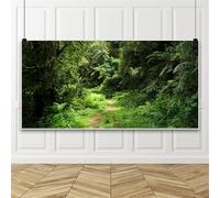Bovlleetd 4.5x2.5m Fond de forêt Tropicale Tropicale forêt à Feuilles persistantes Jungle Nature Paysage Photographie Fond Jungle Feuilles Vertes Fond Vinyle surdimensionné vidéo Shoot Studio Prop