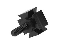 BOVUXKJH 1/4'' Bouchon de Vis de Fixation de Siège en Aluminium Noir