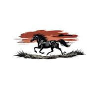 BOVUXKJH Autocollant de Voiture avec Motif de Cheval, Autocollant Latéral pour Véhicules (Voiture, SUV).