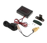 BOVUXKJH Dc12v-24v Voiture Numérique Voltmètre Eau Jauge de Température Mètre avec Capteur, 17mm