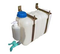 BOVUXKJH Ensemble de Réservoir D'eau à Monter, Conteneur de Stockage D'eau pour Véhicule, Conteneur D'eau Portable En Métal PP Robuste avec Gain de, L