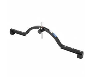 BOVUXKJH Outil d'Alignement de Roue Vélo Outil d'ajustement de Jante Jauge pour Centrage Bras Robuste en Aluminium et Nylon Assure Équilibre Latéral Fiable, Noir