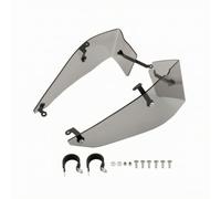 BOVUXKJH Pare-Brise Cycle Haute Résistance, Déflecteur Latéral Bas Supports, Protection, Pare-Brise cyclte Support, Transparent