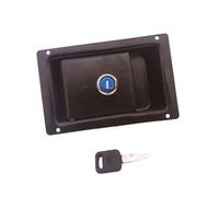 BOVUXKJH Serrure Capot Accessoires Loquet Métallique Stabilité Améliorée Sécurité Montage Facile pour Portes Machines Véhicules Industriels Atelier, avec Clé Cylindrique