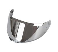 BOVUXKJH Visière de Casque pour Remplacement Pare-Brise Antirayures Résistant à La Buée et Vent en Polycarbonate Facile à Installer Convient pour Utilisat, Argent