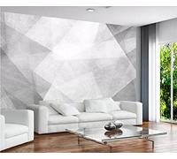 BOVZOX Papier peint Tapisserie Murales Gris et abstrait Taille:L350CMxH256CM Panoramique 3D Minimaliste TV Fond D'écran Intissé Chambre Salon Decoration